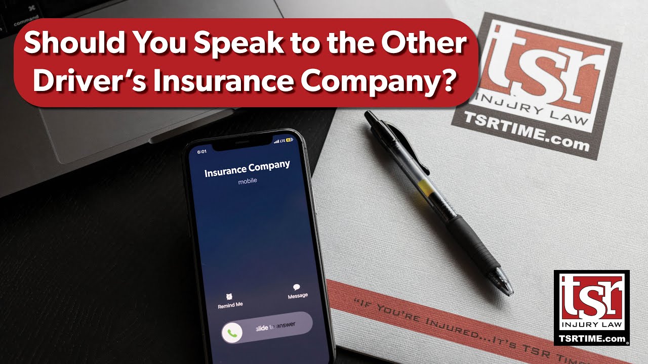 Youtube Video Thumbnail - Should You Speak To Insurance