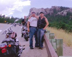 Steve Terry on motorcycle trip